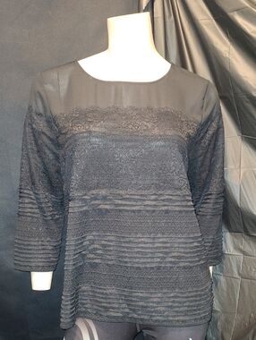 Karl Lagerfeld Black Label Satin Logo Tag No Size Tag See Measurements